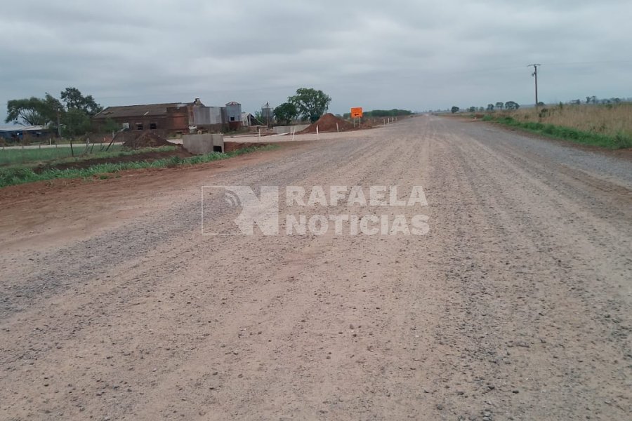Obra de la Ruta 70s paralizada.