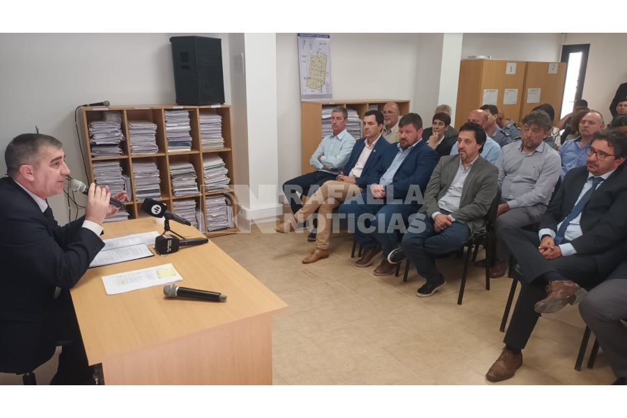 El fiscal regional Carlos Vottero durante su presentaci&oacute;n de este martes.