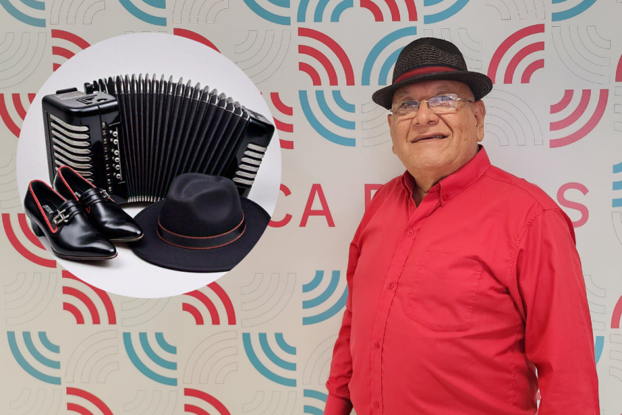 Julio Cepeda en los estudios