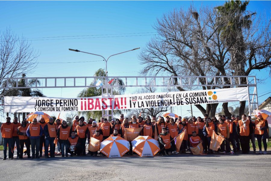 En agosto se hab&iacute;a realizado una protesta en la Comuna de Susana.