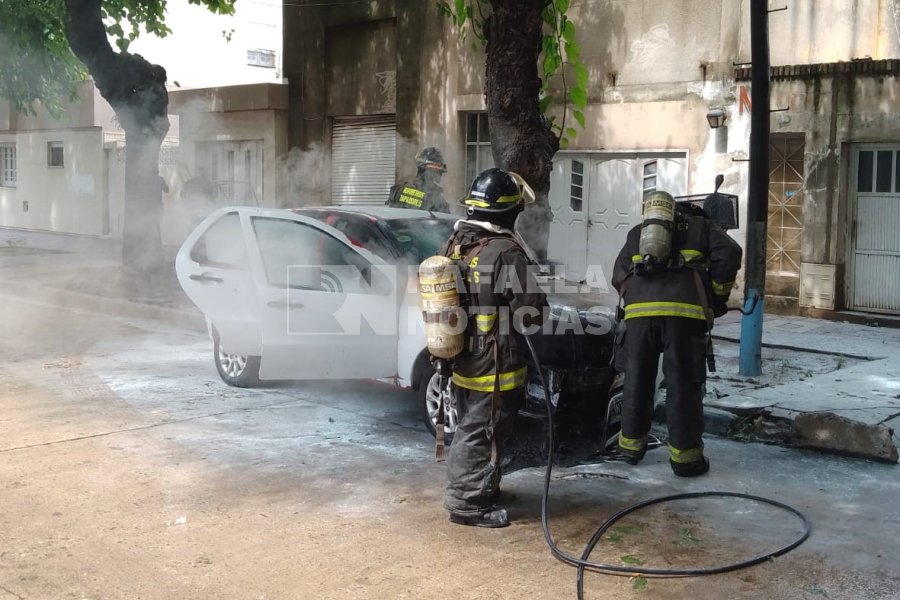 Uno de los incendios producidos en Rafaela.