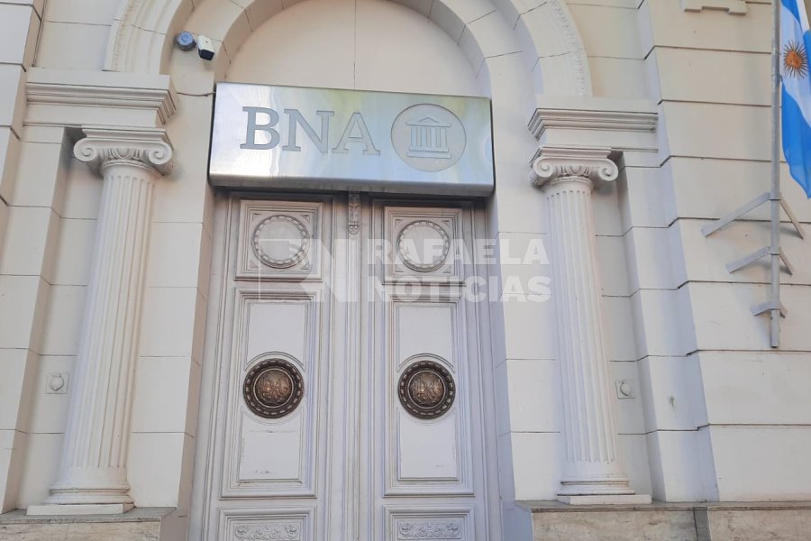 El Banco de la Naci&oacute;n sucursal Rafaela.