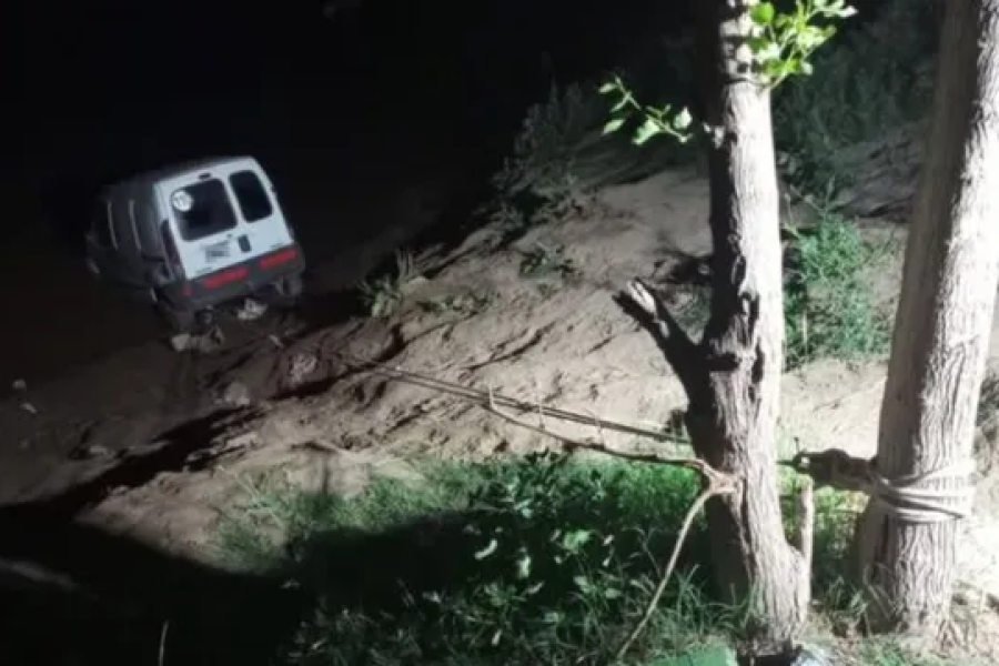 La camioneta que protagoniz&oacute; el tr&aacute;gico accidente.