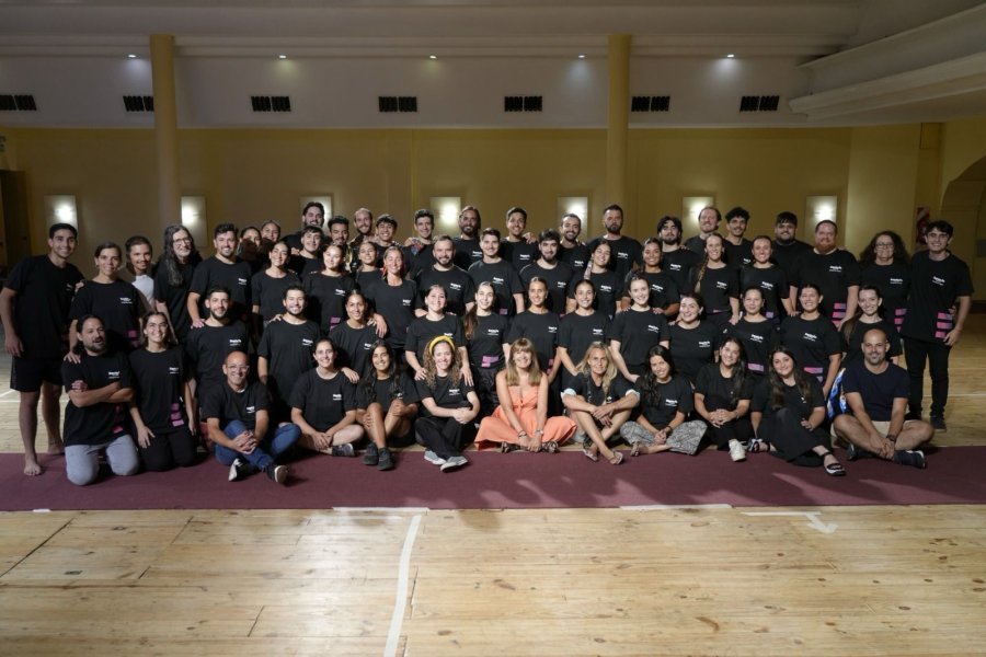 La delegaci&oacute;n santafesina en pleno.