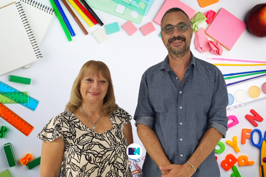 Norma Becchio y Mart&iacute;n Lopetegui