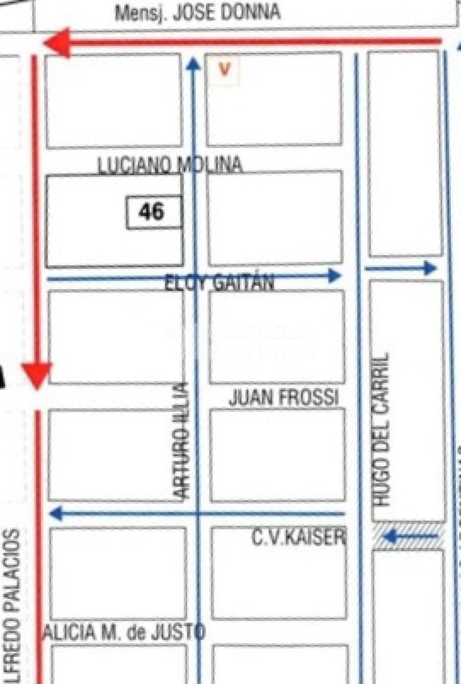 As&iacute; quedar&aacute; la circulaci&oacute;n en barrio Independencia.