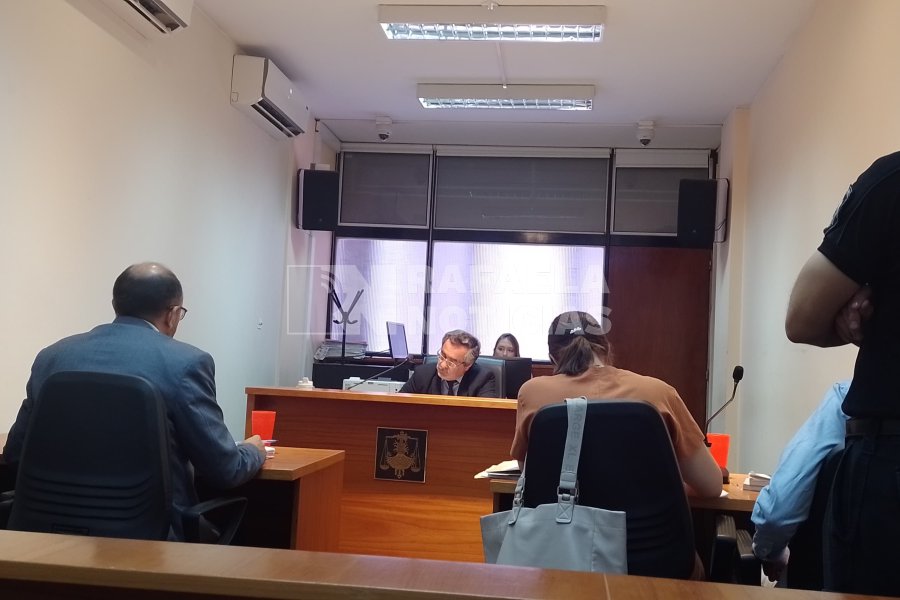 Rafaela Noticias estuvo presente en la sala de audiencias.