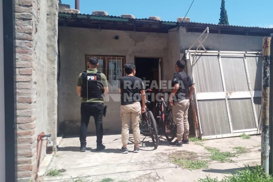 El procedimiento en el barrio Amancay.