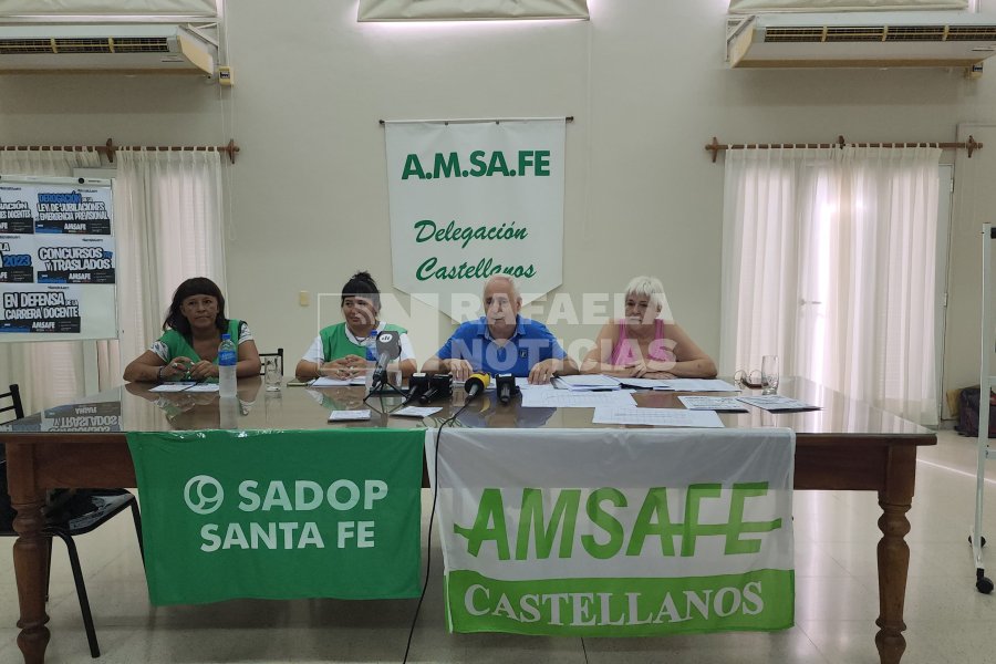 AMSAFE sigue con su plan de lucha a pesar del inicio de clases