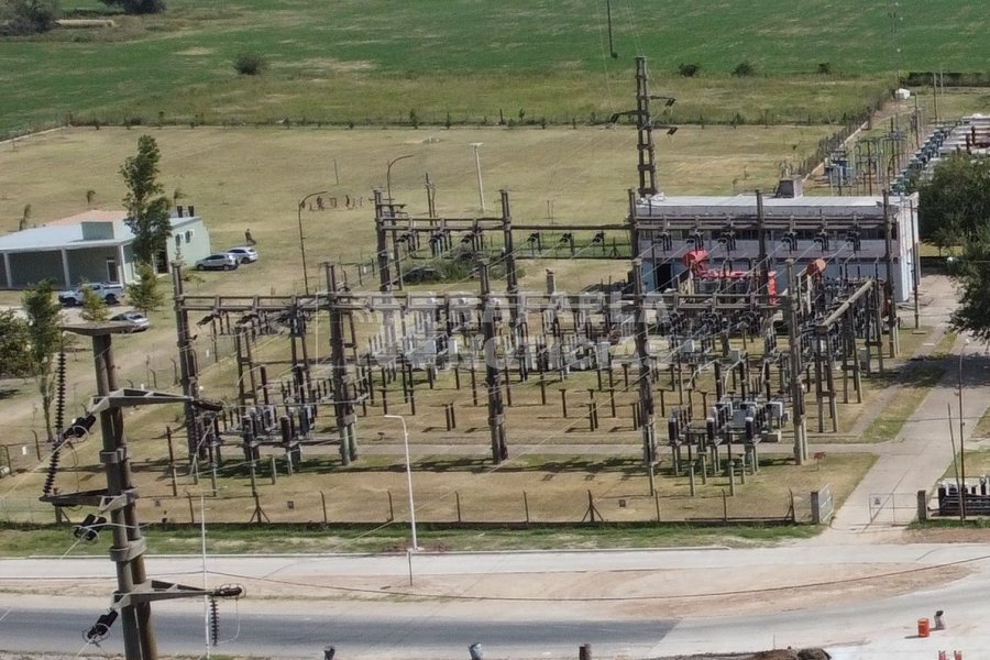 Estaci&oacute;n Transformadora Oeste de la EPE, en Rafaela.