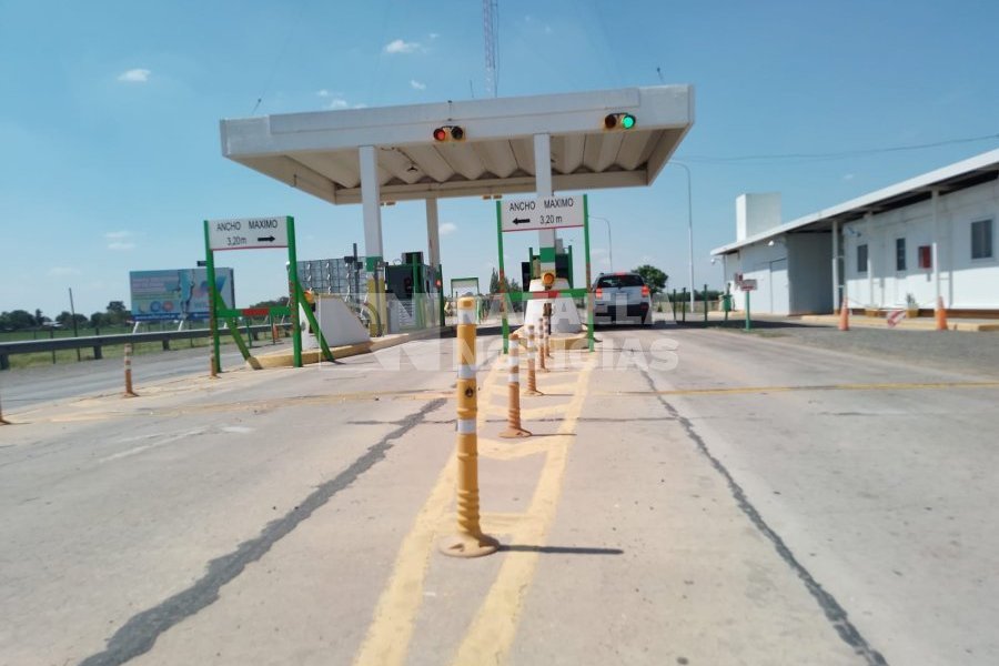 Cabina de peaje de la RP 70 en Nuevo Torino.
