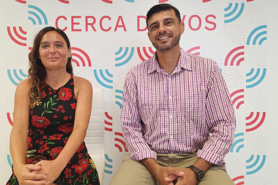 Valeria Soltermam y Maximiliano Postovit