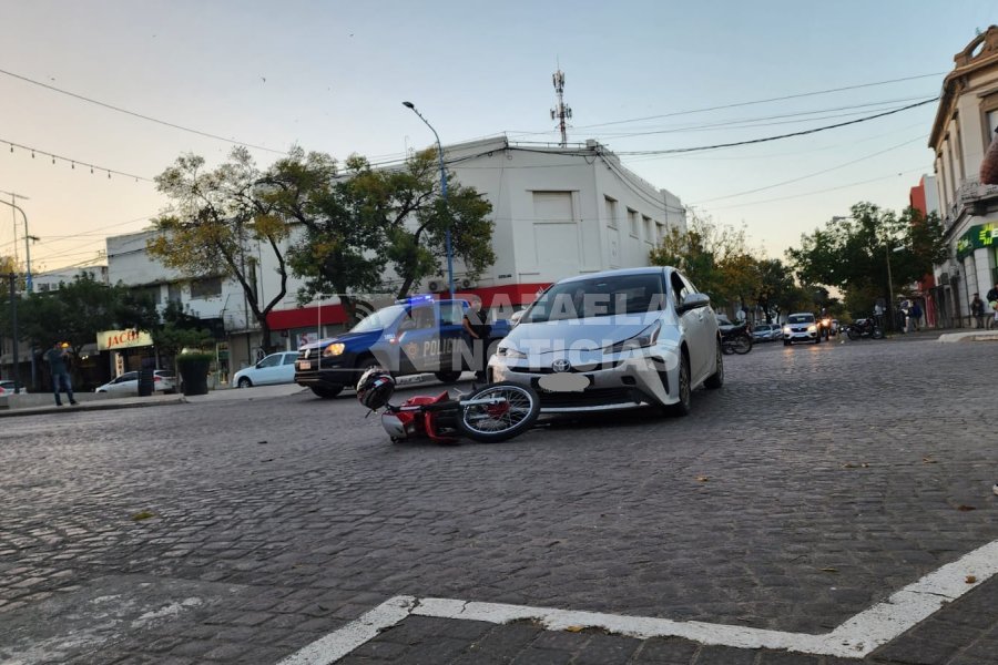 Accidente en Bv. Santa Fe y San Lorenzo