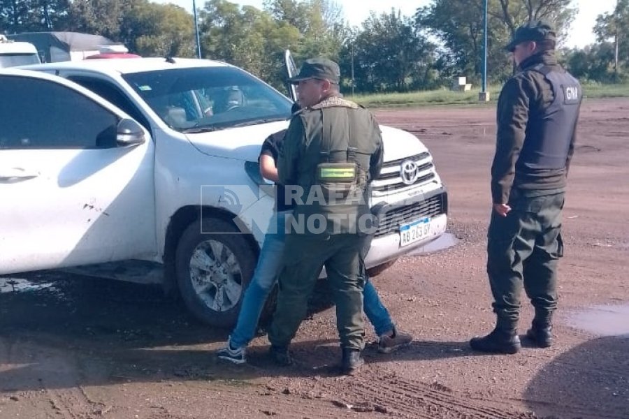 El procedimiento fue iniciado por personal policial de Susana y completado por Gendarmer&iacute;a.