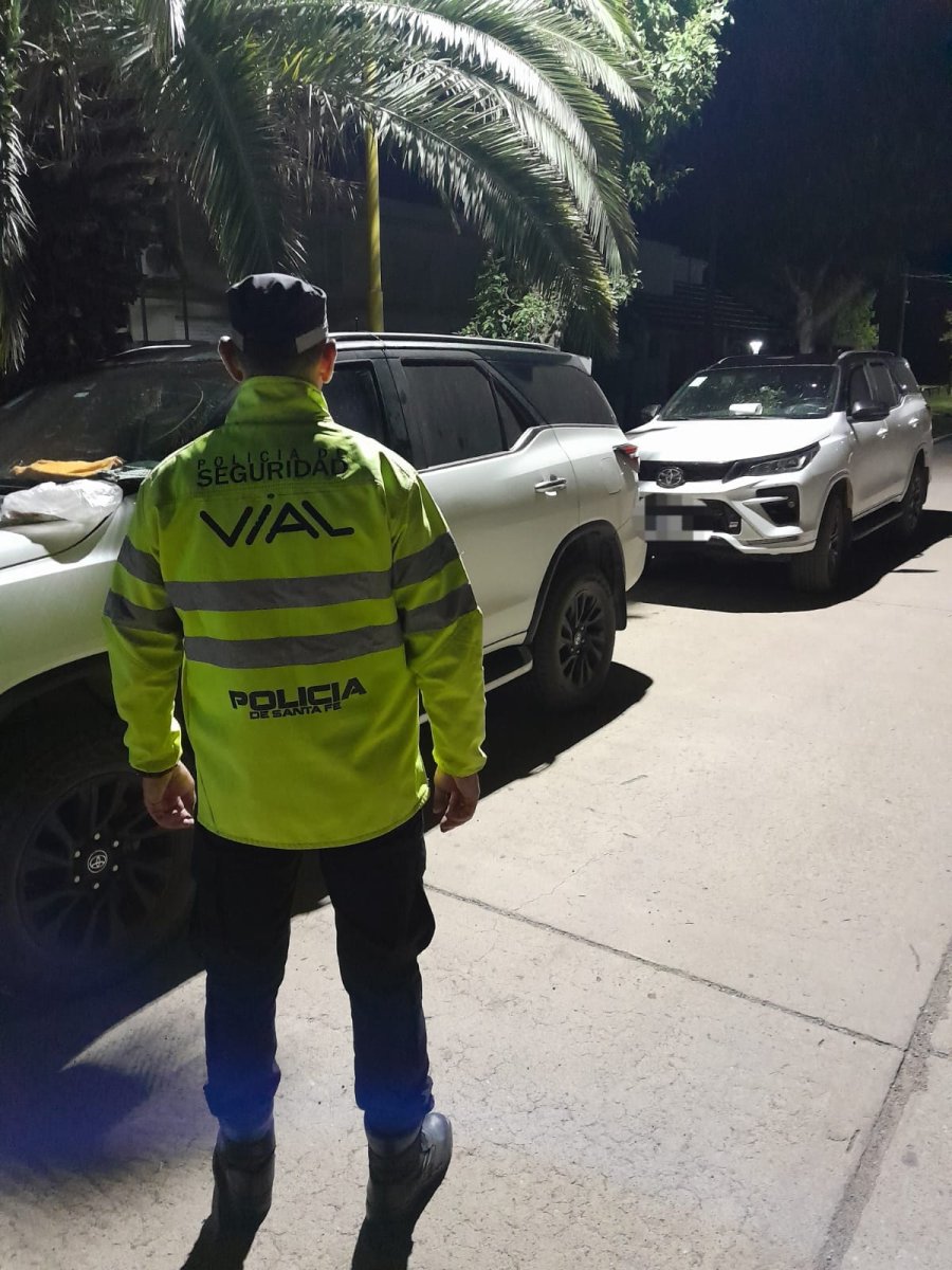 Las dos camionetas fueron secuestradas.