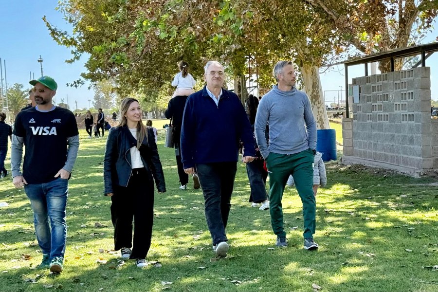 Calvo y Chivallero recorriendo el CRAR.