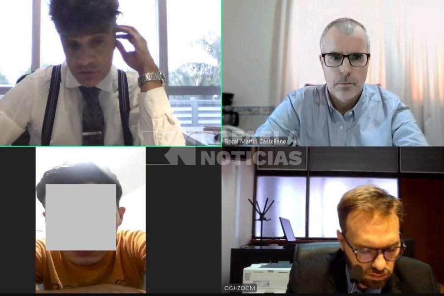 La audiencia se llev&oacute; adelante de manera virtual.