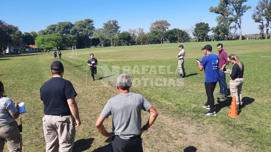 La prueba f&iacute;sica se realiz&oacute; en el Balneario Municipal.