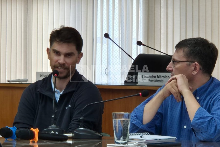 El Ing. Nicol&aacute;s Asensio, quien concurri&oacute; este lunes al Concejo Municipal.