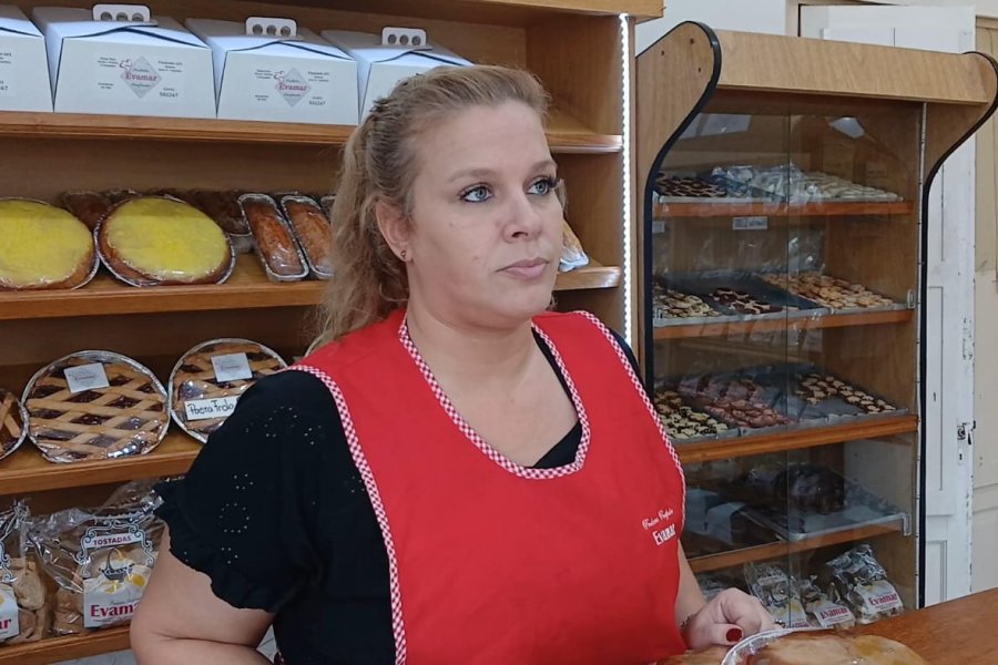 Evangelina Angeletti, panadera local.