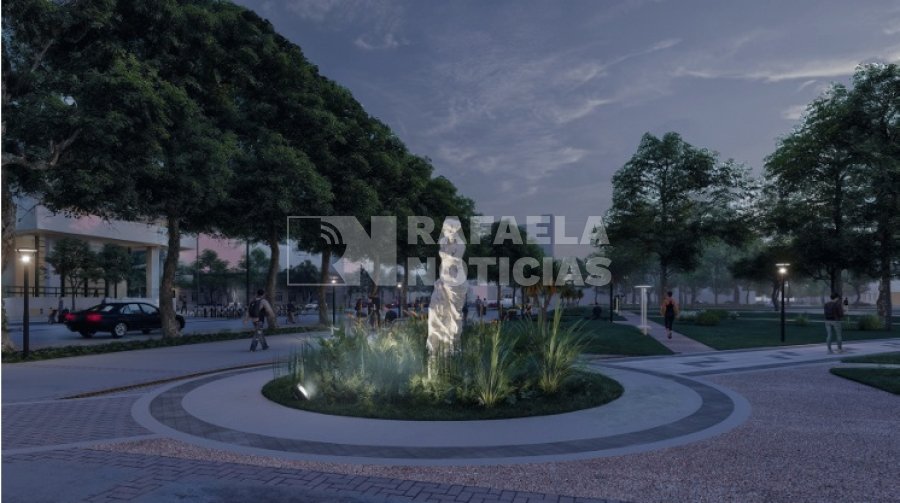 Las esculturas ser&aacute;n restauradas, iluminadas y tendr&aacute;n un anillo de losetas a su alrededor.