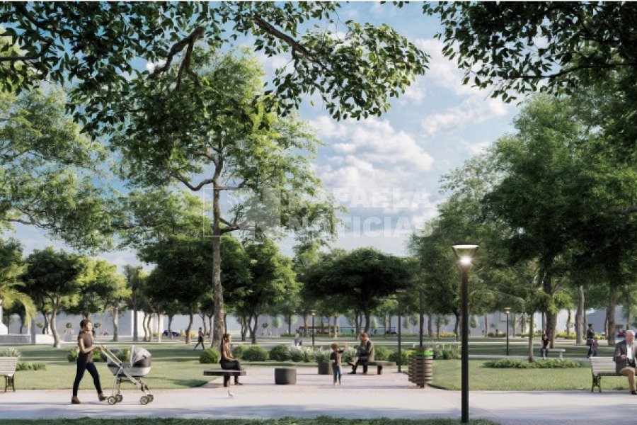 Se incorporar&aacute; mobiliario urbano similar al de los canteros del Bv. Santa Fe.