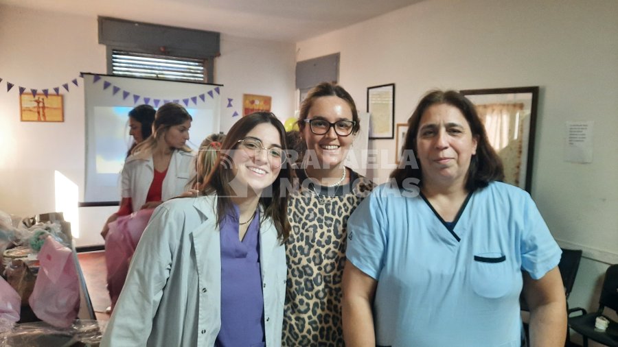 Profesionales del hospital coordinaron la actividad.