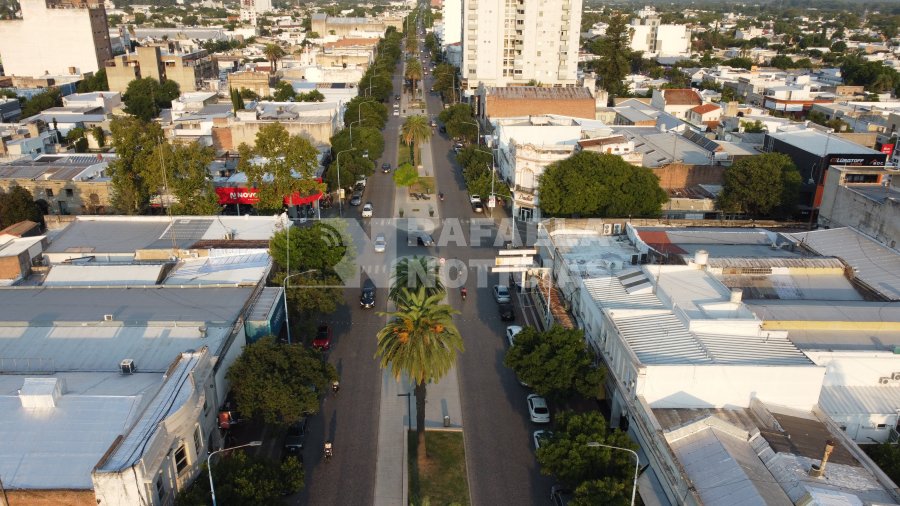 El sector del microcentro alcanzado por la futura remodelaci&oacute;n de las veredas.
