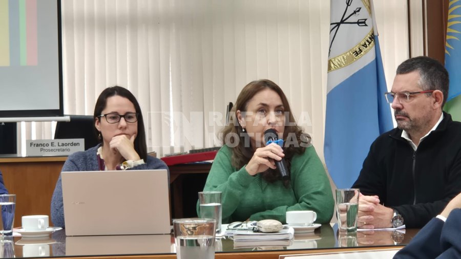 Vidal, Imoberdor y Bottero, en la reuni&oacute;n de este martes.