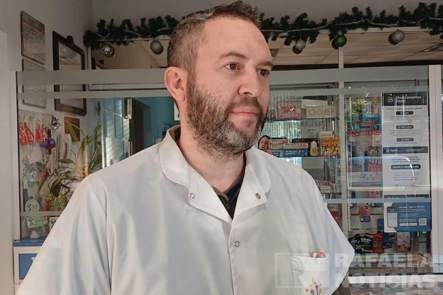 Leandro Leiggener- Presidente del circulo de farmac&eacute;uticos