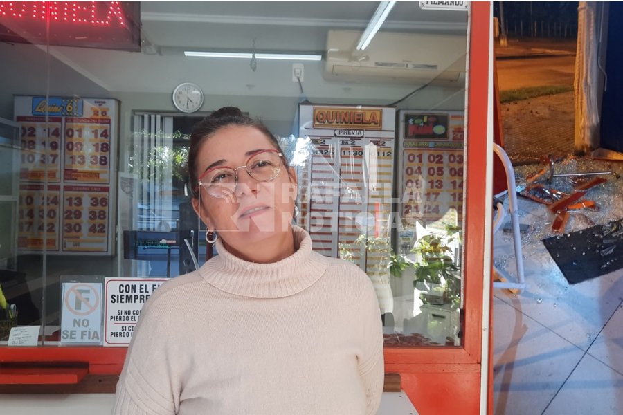 M&ograve;nica Sosa, comerciante v&iacute;ctima de la inseguridad.
