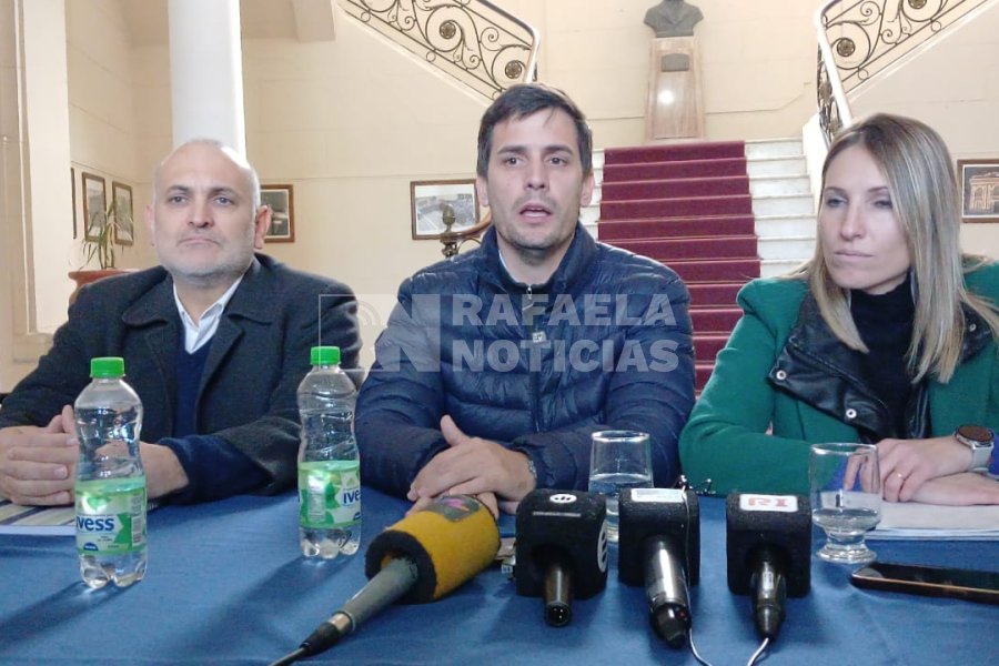 Montenotte, Viotti y Coudannes, en la conferencia de este jueves.