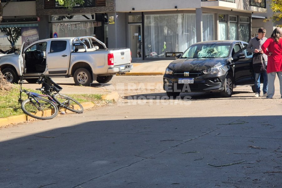 La escena del accidente.