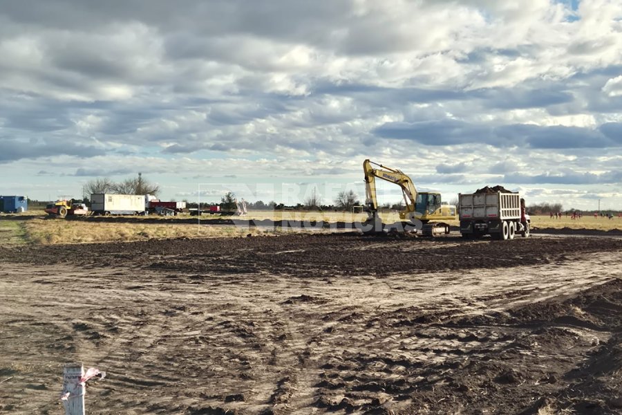 La empresa contratista ya est&aacute; instalada y trabajando.