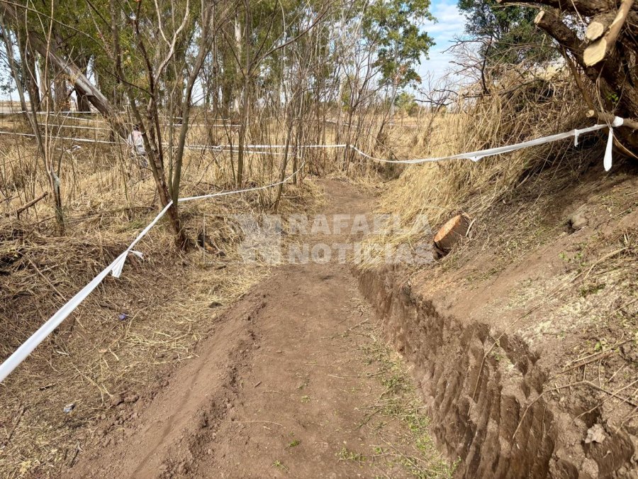 Se empez&oacute; con el trazado del circuito.