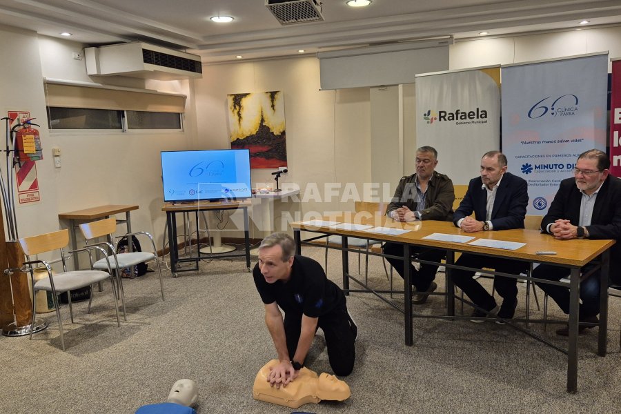 Pablo Pettinati, instructor del curso, destac&oacute; la importancia de saber RCP