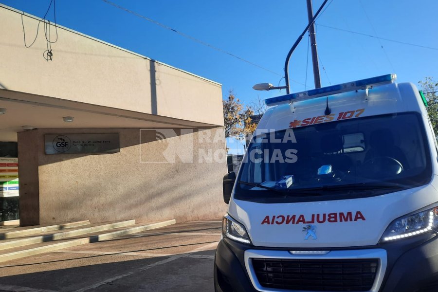 El accidente en Rafaela ocurri&oacute; este s&aacute;bado por la ma&ntilde;ana.