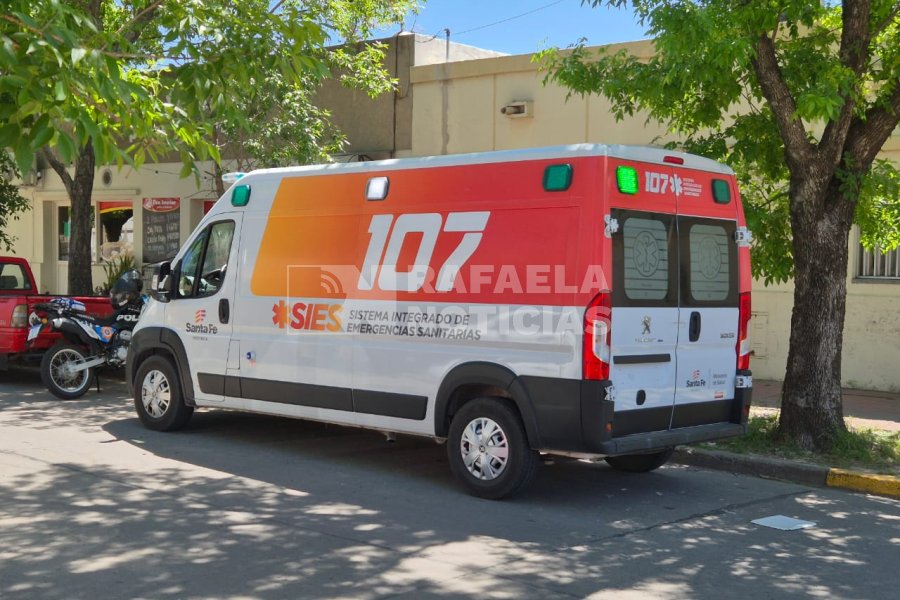 El 107 atendi&oacute; a la v&iacute;ctima en el lugar