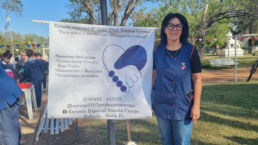 <b>Andrea Godoy</b>, vicedirectora de la escuela Especial 2107
