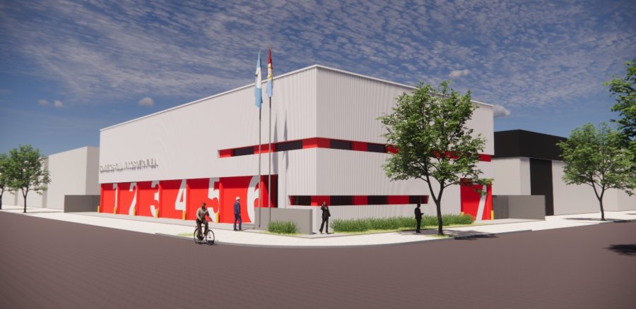 Proyecto final del cuartel de Bomberos Voluntarios de Rafaela.
