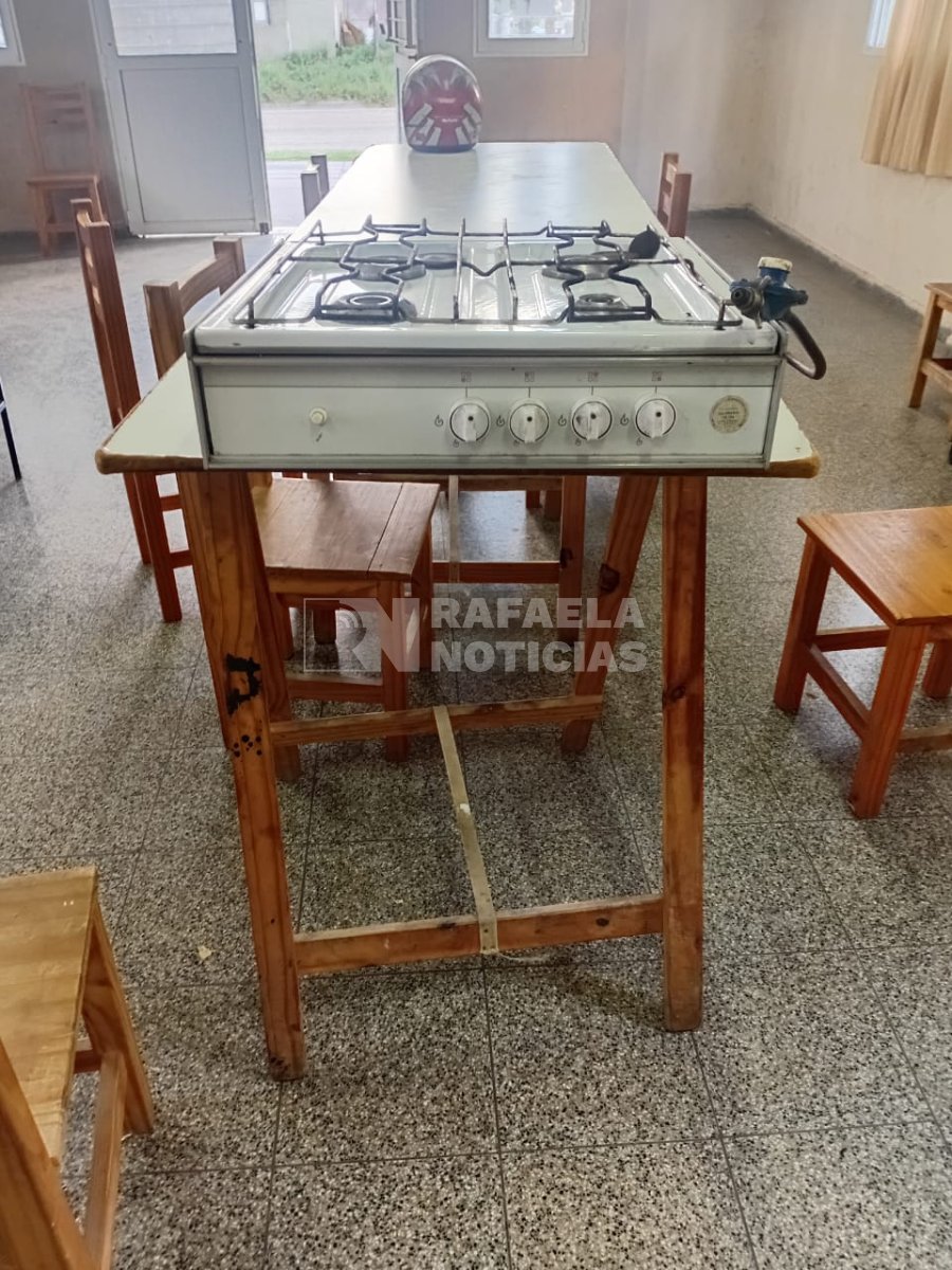 Anafe preparada para ser robada.