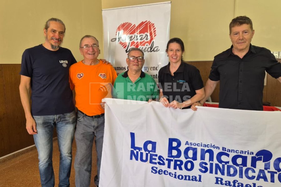 La colecta se realiz&oacute; en la sede de la Asociaci&oacute;n Bancaria de Rafaela