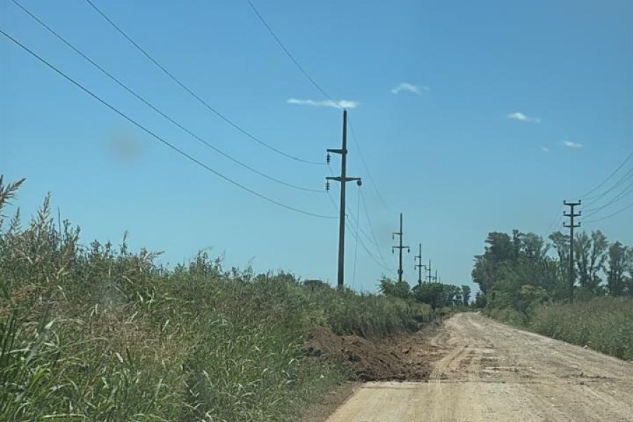 La zona donde se registr&oacute; el corte del cable.
