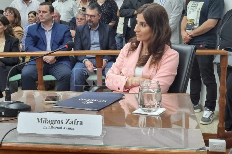 Milagros Zafra, concejal de LLA.