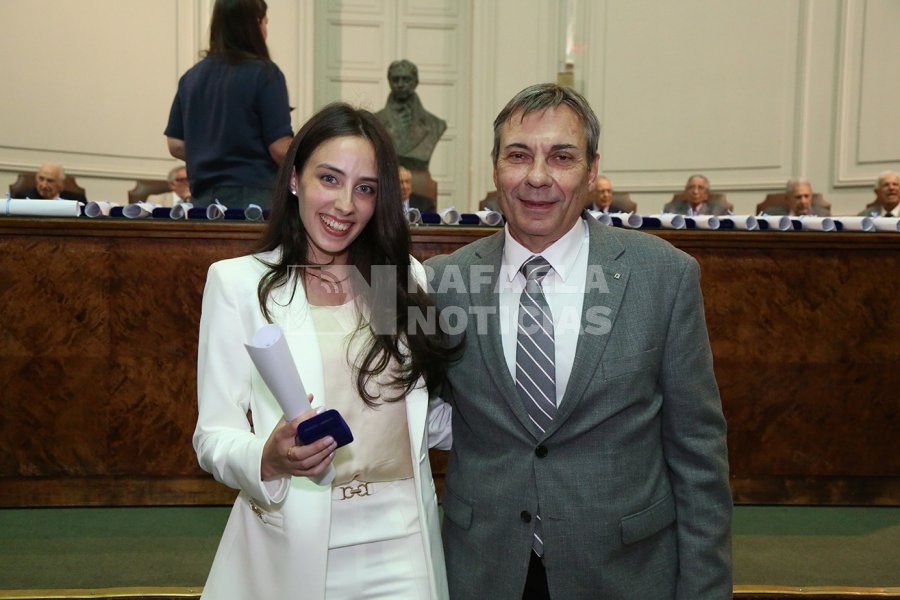 La profesional rafaelina distinguida por la Academia Nacional de Ingenier&iacute;a.