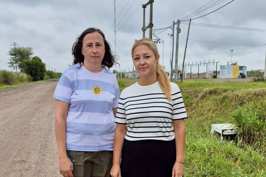 Carla Boidi junto a Daniela Zbrun, productora que se sum&oacute; a la iniciativa.