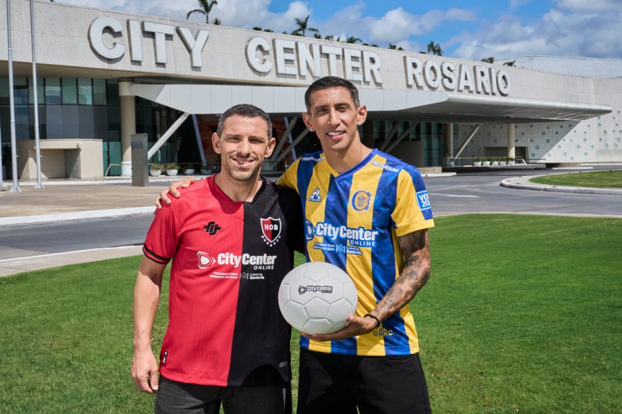 Maxi Rodr&iacute;guez y &Aacute;ngel Di Mar&iacute;a se ponen la camiseta de City Center Online