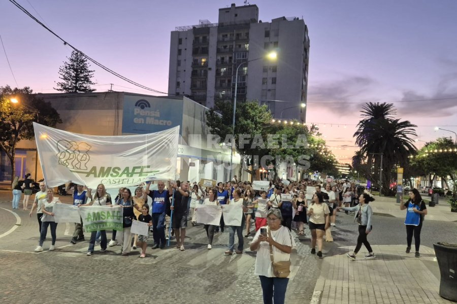 La marcha de este mi&eacute;rcoles en Rafaela.
