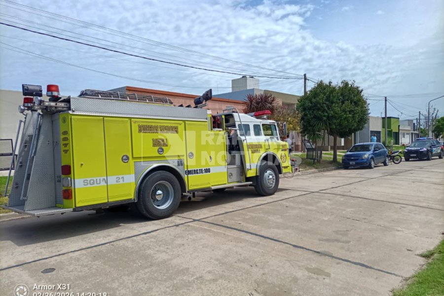 Bomberos Zapadores en el lugar.